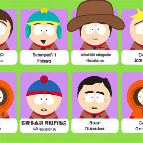 cast of south park|south park character personalities.